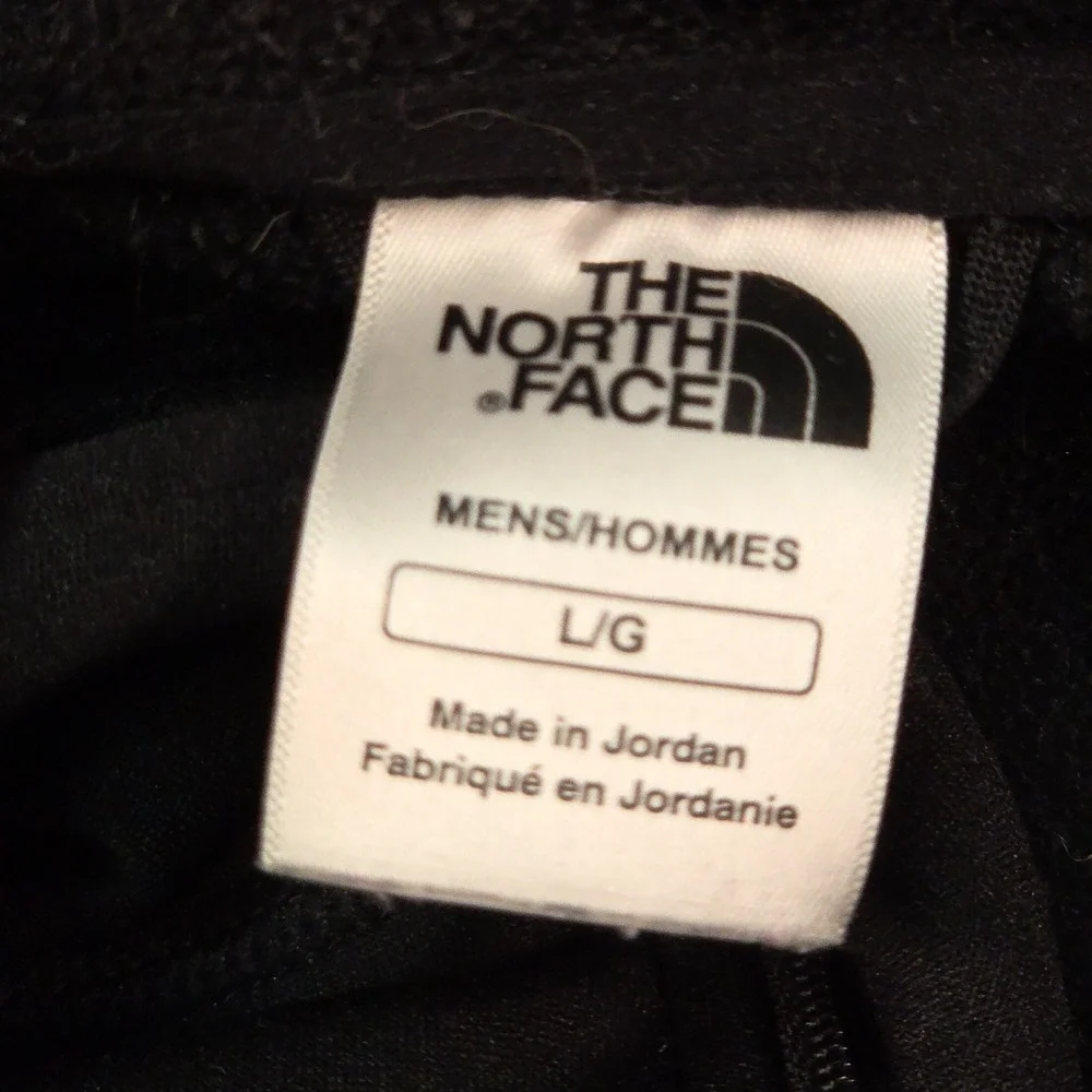 North Face Hoodie Mens L Black Full Zip Surgent Outdoor Jacket Gorpcore Hiking
